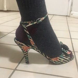 Lulu Guinness open toed heels